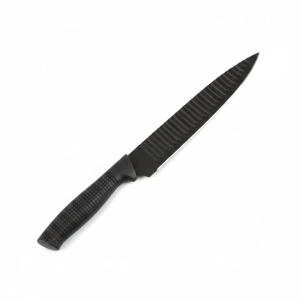 Cuchillo acanalado individual