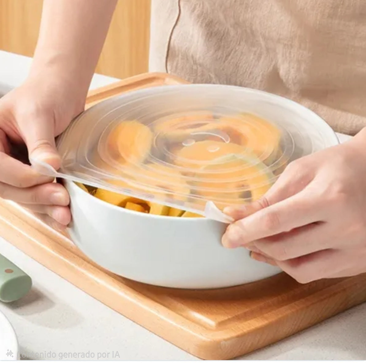 Tapas Reutilizables Cocina - Kit x 6 Und