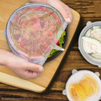 Tapas Reutilizables Cocina - Kit x 6 Und