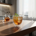 Vaso de Doble Vidrio Borosilicato 250ml | Efecto Flotante