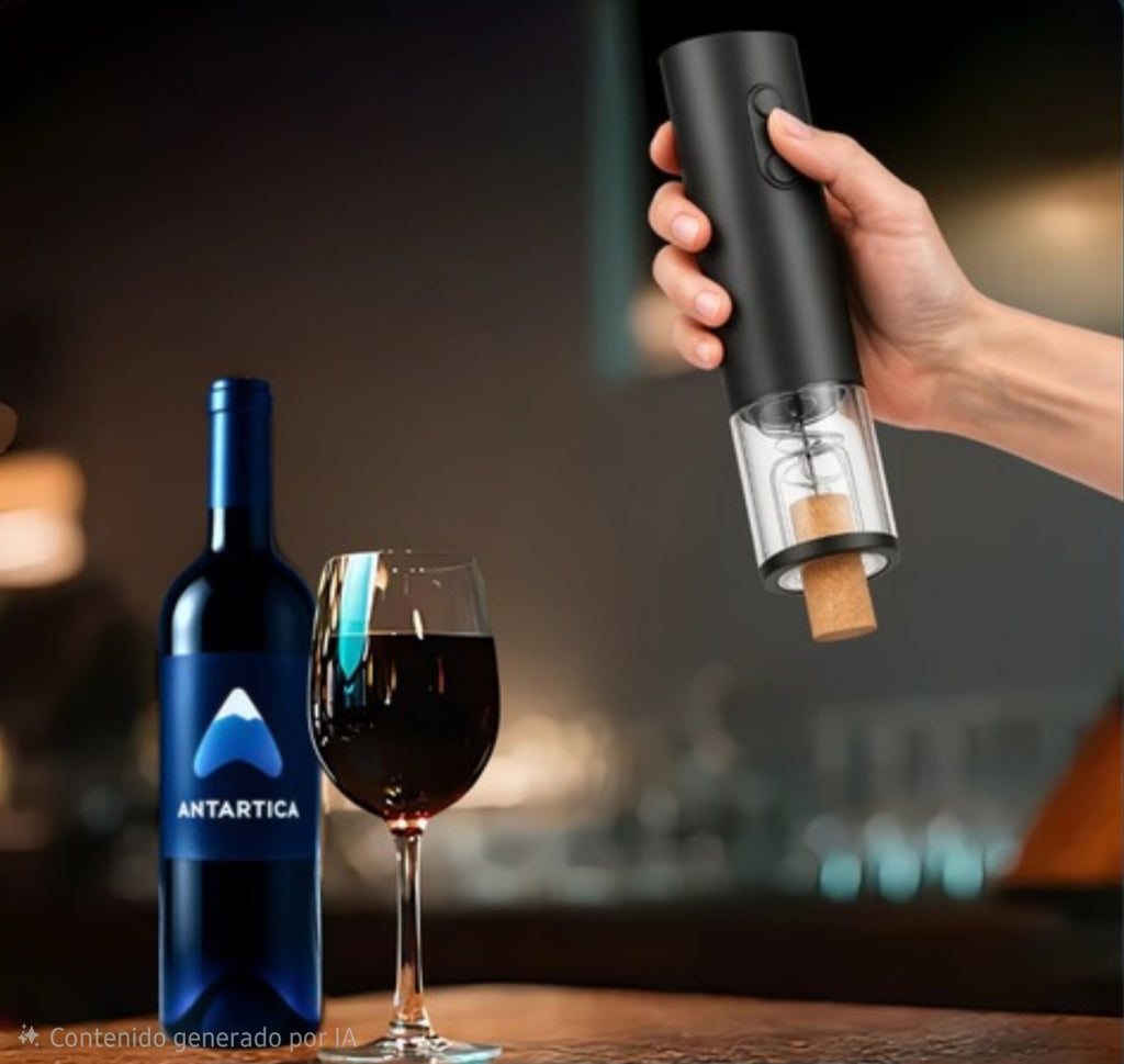 Set Vino Premium Sacacorchos Eléctrico