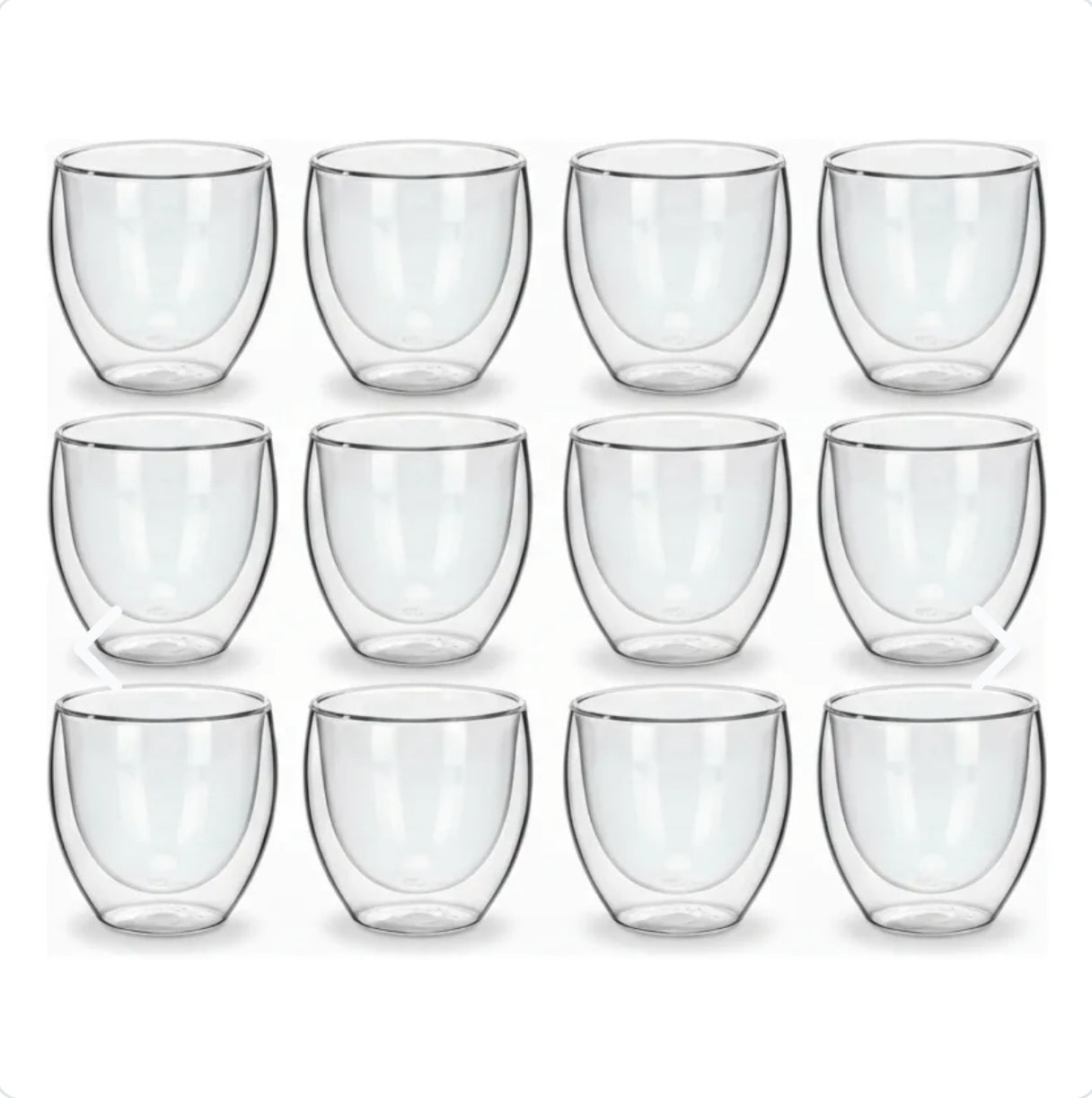 Vaso de Doble Vidrio Borosilicato 250ml | Efecto Flotante