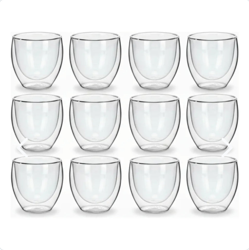 Vaso de Doble Vidrio Borosilicato 250ml | Efecto Flotante