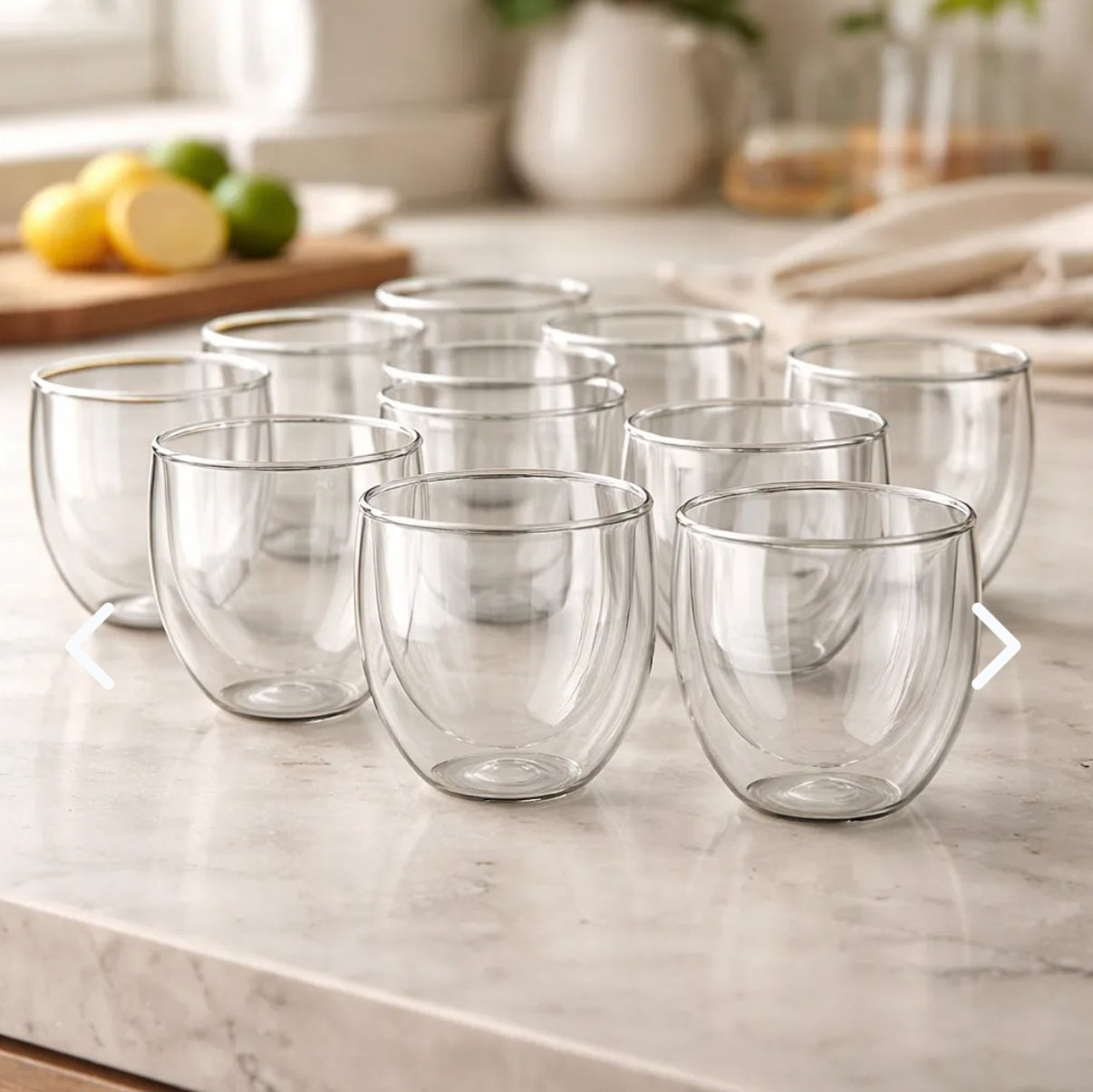 Vaso de Doble Vidrio Borosilicato 250ml | Efecto Flotante